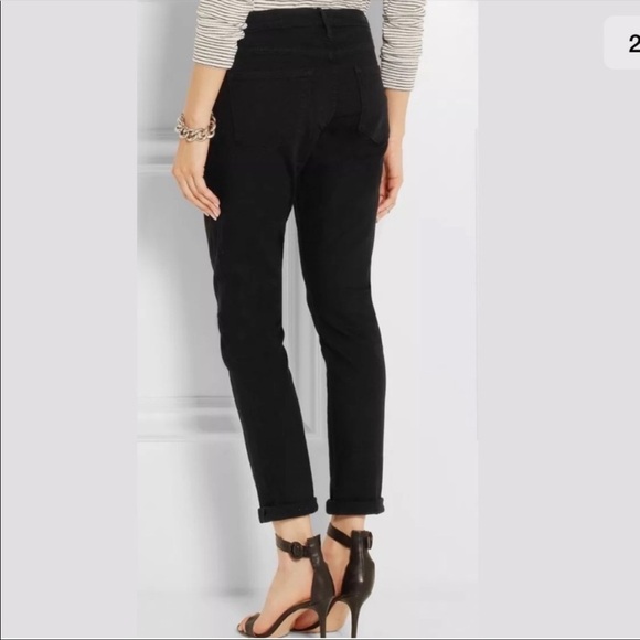 Frame- Black Le Grand Garçon Sussex Jeans Size 24 - Picture 2 of 8